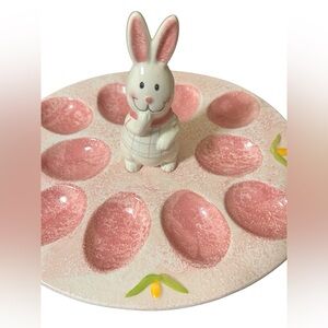 Palm Tree Co. White Ceramic Dish